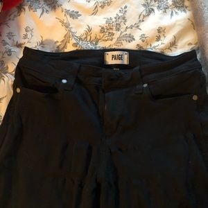Paige skinny black jeans